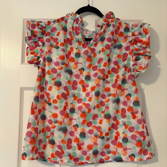 THML Multicolor Ruffled Blouse - Picture 3 of 3